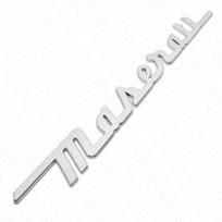 Maserati Blizgus Chromas Bagažinės Dangčio Raidės Pavadinimas Emblemos Ženkleliai Sportas