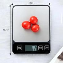 10kg/1g Kitchen Scale LCD Digital Display Electronic Table Scale Baking Gram Weight Scales For Personal Healthy Diet Food Scale China Mainland tamsiai pilka spalva