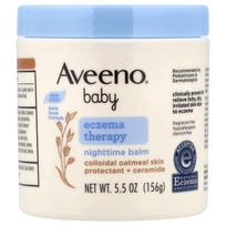 Aveeno, Kūdikio egzemos terapijos naktinis balzamas, be kvapiųjų medžiagų, 5,5 uncijos (156 g)