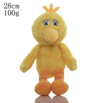 Mielos Sezamo gatvės veikėjų pliušinės raktų pakabukai Elmo Raudonasis monstras Mėlynasis monstras Didysis paukštis Krepšio aksesuarai 28cm juoda/geltona