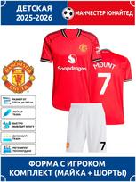 Mount Manchester United Football Jersey #7 Champions League edition Football Jerseys Training Suit Set 24
