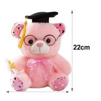 1/22cm Baigimo meškiukas pliušinė lėlė Rožinė Ruda Balta Daktaro meškiukas minkštas žaislas Dovana Vaikams Berniukams Mergaitėms about 22cm