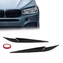 Priekinių žibintų apdaila, komplektas skirtas BMW X5 F15 (14-18), juoda blizgi