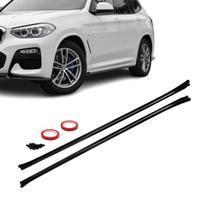 MX Poslenksčiai - apdailos po slenksčiais, komplektas skirtas BMW X3 G01 (18-25), juodi blizgūs