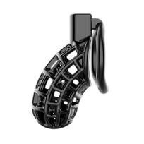 SuperLove Caveman Chastity Cage Black