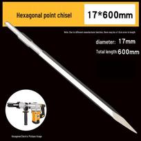600mm Hexagonal Electric Hammer Point Chisel