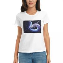 Women TShirt Subnautica  Ghost Leviathan  Summer Short Sleeve Tees ONeck Cotton T Shirts Clothes Tops Streetwear S