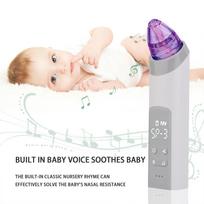 Kūdikio nosies aspiratorius | Nosies valiklis | Elektrinis, įkraunamas kūdikio nosies aspiratorius, su 3 siurbimo lygiais, muzika