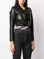 Biker Real Soft Cropped Womens Black Leather Jacket 100% Lambskin Motorcycle S juoda