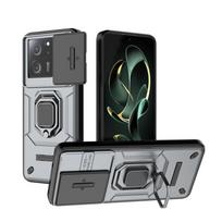 For Xiaomi 13T Pro 5G Case Shockproof Metal Magnetic Ring Cover for Xiomi Mi13T Mi 13T 13 T Pro Slide Camera Armor Phone Cases For Xiaomi 13T Pro pilka spalva