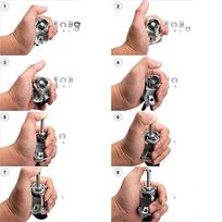 Naujas durų spynos cilindro cilindro taisymo rinkinys 51218244049/51217019973 BMW 3 serijai E46