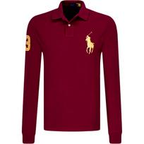 Polo Ralph Lauren Ss24 Gold Label Big Pony Logo Embroidered Long Sleeve Polo Shirt Men Polo Shirts 710766856-005 S