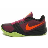 Nike KB Mentality Kobe Shock Absorption Slip Resistant Durable Support Low Top Retro Basketball Shoes Men sneaker Black Purple 704942-601 44.5