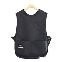 Vandeniui ir aliejui atspari be rankovių prijuostė-liemenė baristams ir virtuvės reikmėms - Unisex mada Water-Repellent Vest Apron Brown