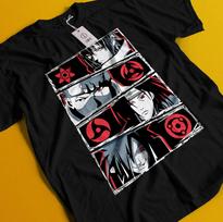 Kakashi T-Shirt Naruto Tshirt Jiraya Shirt Madara Orochimaru Itachi Uchiha Gaara 2XL