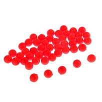 50pcs Fishing Float Ball EVA Foam Ball Striking Beans Buoyancy Floating Bobbers Indicators 5mm 6mm 7mm 8.3mm L