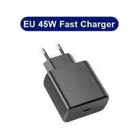45 W PD USB-C itin greitas įkroviklis, skirtas „Samsung Galaxy S24 Ultra S23 S22 S21 Plus Note10 A54 A34 5A greito įkrovimo C tipo duomenų kabelis Only EU Charger