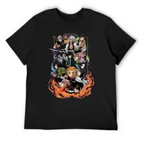 Hashira Demon Slayer T-Shirt summer clothes oversized graphic tee Personalized t-shirt slim fit t shirts for men S juoda