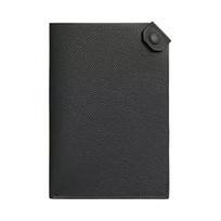 Hermes Tarmac 10 Silver Buckle Epsom Leather Passport Holder Unisex accessories Dark-Green H057946CK67 67 Vert Fonce Dark Green