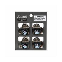 Kuromi Mini Hair Clip 4P Set (H159118)
