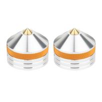 All Aluminum Speaker Isolation Feet Shock Absorption Pads For Turntable Amplifiers Stability sidabras
