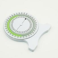 Bubble Motion Inclinometer for Physical Therapy Goniometer Range of Motion Measurement PT Inclinometer žalia