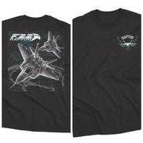 2026 F-22 Raptor Fighter Plane Graphic Unisex Military Enthusiast Shirt High Quality Cotton New O-neck Men Women Short Sleeve Tshirt 4XL