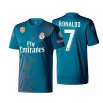 Marškinėliai Cristiano Ronaldo Real Madrid Retro 1718 Futbolo Džersis L INTL L įvairiaspalvis