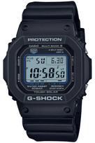 CASIO G-SHOCK GW-M5610U-1CJF Classic Square Solar Radio-Controlled Watch, Super Illuminator LED, 20 Bar Water Resistant, Black Men's Wristwatch