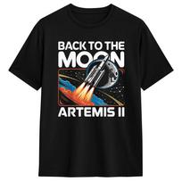 Artemis 2 Mission Logo T Shirt Summer Cotton TShirt for Couple Design Tee Shirt ShortSleeved Vintage 2026 New Unisex Women Tees S