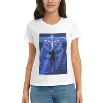 Women TShirt Subnautica  Ghost Leviathan Summer Short Sleeve Tees ONeck Cotton T Shirts Clothes Tops Streetwear S