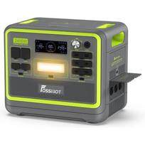 FOSSiBOT F2400 2048Wh 2400W Stoties energijos nešiojamasis elektrinis generatorius, LiFePO4 saulės elektrinė, namams, stovyklavimui, kemperiui žalia