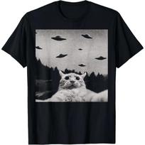 ThreadWeird Ateivio Katino NSO Marškinėliai Klasikinio Kirpimo Apvalia Kaklo Juodi Suaugusiųjų Marškinėliai Moterims Harajuku Prabangūs Prekių ženklai Playeras De 82975 S