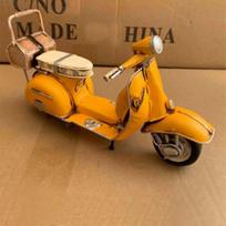 Vespa Scooter Model Vintage   Motor Car Die-Cast Static Model Gift For Kids Fans rožinė
