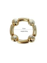 Niche Light Luxury High-End Water Drop Balloon Love Metal Elastic Bracelet Is Suitable For Women'S Daily Wear