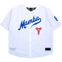 Nike x Kobe Bryant Baseball Jersey White/Game Royal Unisex Tops IB0007-100 XL