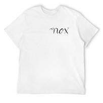 Nox T-shirt paprasti didelio dydžio berniukų balti T-shirt vyrams medvilniniai S