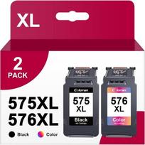 Pg-575Xl Cl-576Xl Rašalo Kasetės Atnaujintos Suderinamos Su Canon 575 Xl 576 Xl Canon Pixma Ts3550I Ts3551I Tr4[H503]