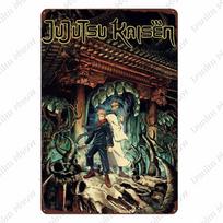 Jujutsu Kaisen Vintažinis Metalinis Plakatas, Anime Skardos Ženklas, Baras, Pub Klubas, Kavinė, Namų Sienų Dekoras, Gojo Satoru Metalinė Plokštelė, N385 20x30cm