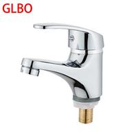 GLBO vienos rankenos žalvario lydinio praustuvo maišytuvas