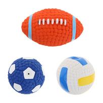Squeaky Rugby/Football/Volleyball Balls Toys for Dogs Pets Playing - Volleyball Volleyball