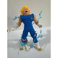 27cm Dragon Ball Z Majin Vegeta Anime Figure Self-destruct Super Saiyan Action Figures Pvc Statue Figurine Model Toys Gift