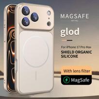 Prabangus Originalus Magsafe Matinis Šarvuotas Dėklas iPhone 17 16 15 14 13 12 11 Pro Max Air Bevielio Įkrovimo Kietas Magnetinis Dangtelis iPhone Air