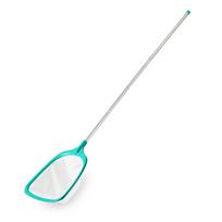 Pond Skimmer Net Summer Pool Skimmer Net With Retractable Pole Leaf Removal Garden Pond Professional Cleaning Tools žalia