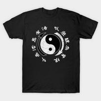 Men Black Print T-shirt Jkd Vintage No-Cut Transfer Paper Print Cotton Tshirt M juoda