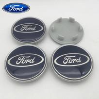 Automobilio lipdukas Ford 4 vnt. 3D for ford 63 mm Automobilio emblema Ratlankio centrinis dangtelis Lipdukai Decal stilius Automobilio aksesuarai