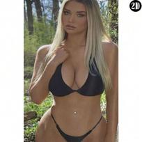 Sexy Black Bikini Girl Beach Metal Poster Wall Art Bar