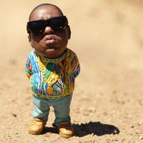 Rankų darbo dervos figūrėlės statulėlės papuošalo iš 2pac Shakur ir B.i.g. Biggie