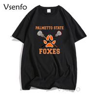 Didelio dydžio S-3XL Palmetto State Foxes marškinėliai Vyriški medvilniniai, viskas žaidimui Nora Sakavic marškinėliai Juokingi, laisvalaikio trumpų rankovių marškinėliai trumpomis rankovėmis S juoda