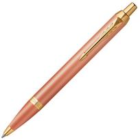 PARKER IM Writing Rituals Ballpoint Orange Medium Gift Box Premium Official 2203924 Pen, GT, Nib, Oil-Based Ink, Included, Gift, Import,